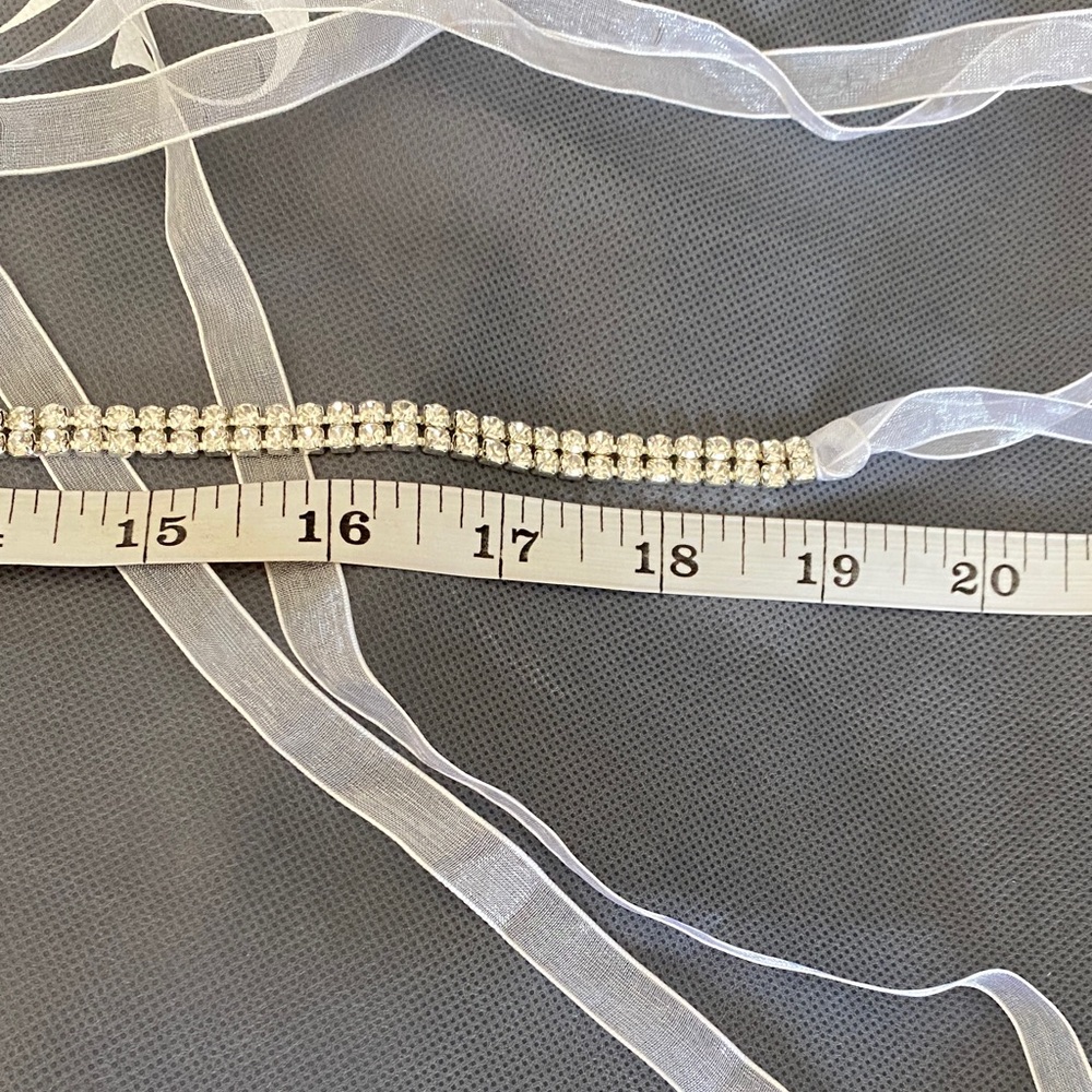 David's Bridal Rhinestone Bridal Belt - Picture 4 of 4